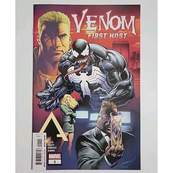 VENOM: FIRST HOST *LOT* #s 1 & 2(2018) VF/NM MAIN COVER A - EXCELLENT CONDITION - Picture 2 of 11